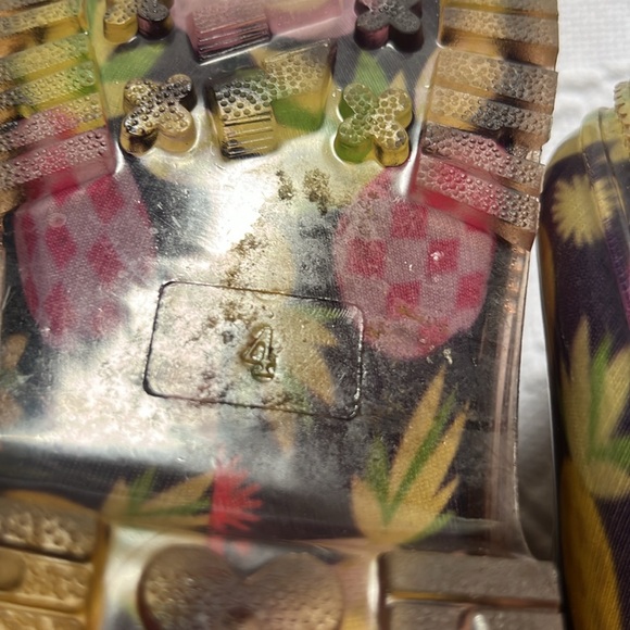 I love yokids Girls Rain Boots Size 4 - Picture 4 of 10